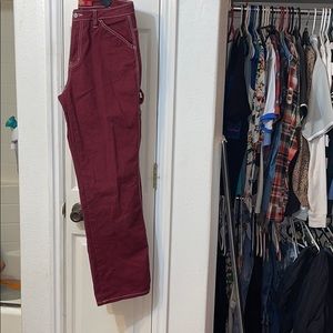Dickies burgundy pants
